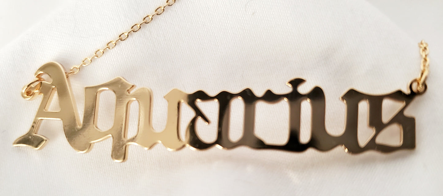 Astrological Sign Necklace