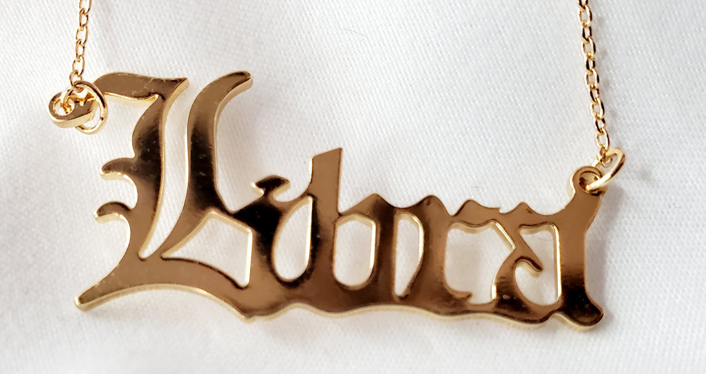 Astrological Sign Necklace