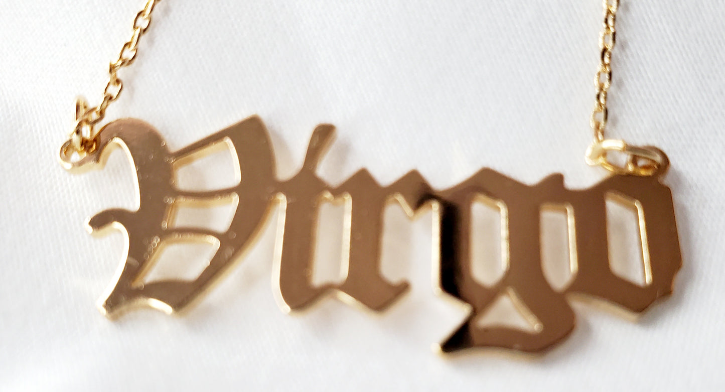 Astrological Sign Necklace
